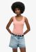 Superdry Studios Lichtgewicht Racerback Hemdje Dames Peach Amber Pink UK10-EU38