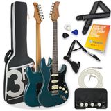 3rd Avenue Stateside 4/4 Gitaarset met Versterker, Delta Blue