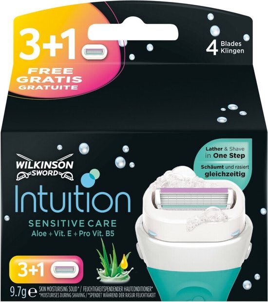 Wilkinson Intuition sensitive care mesjes (4ST)