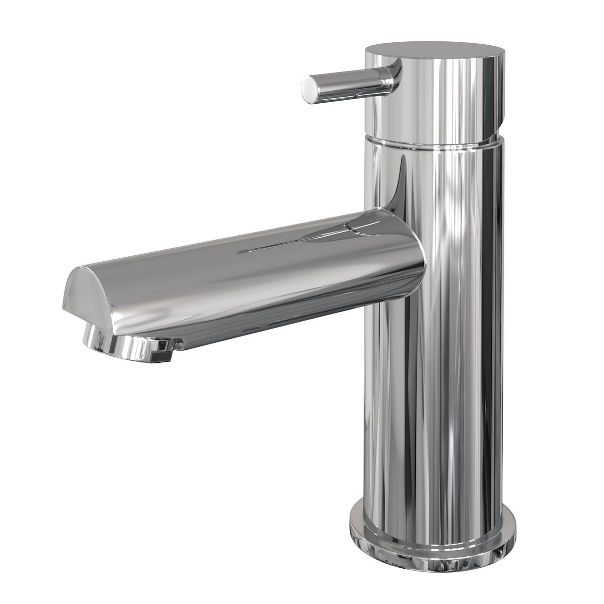 Brauer Wastafelkraan Chrome Edition HD5 Opbouw Laag Mengkraan Rond Coldstart Chroom 1 Greeps