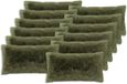 vidaXL Kussensloop Groen 40 x 80 cm PV Fleece (12 stuks)