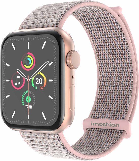 iMoshion Nylon⁺ Apple Watch Band - 38/40/41mm - Pink Sand