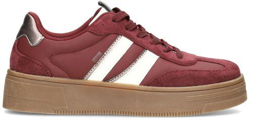 POSH by Poelman LILLY Dames Sneakers - Donker rood