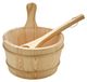 Houten Sauna Emmer en Lepel Set 4 Liter