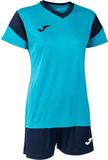 Joma Phoenix Korte Mouw Set Blauw XL Vrouw