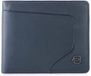 Piquadro PU4518AOR Billfold Wallet for Men, Leather, Blue