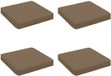 vidaXL - Coussin d'assise - VUGHT - 4 pièces - 100% Polyester - Taupe