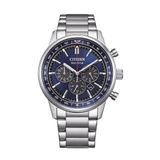 Citizen CA4720-52L Horloge - Staal - Zilverkleurig - Blauwe Wijzerplaat - Ø 42 mm