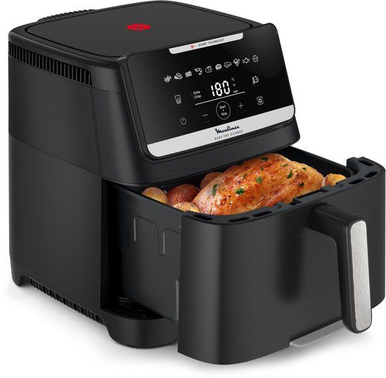Moulinex Easy Fry Silence Enkel 7 l Vrijstaand 1800 W Heteluchtfriteuse Zwart