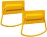 vidaXL Kast Handvatten 2 st Mosterdgeel 85 x 45 mm Metaal