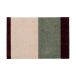 tica copenhagen Paillasson horizontal Vert-ivoire-bordeaux, 40x60 cm