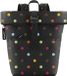 Reisenthel Rolltop Sac à dos - 22L - Dots Noir