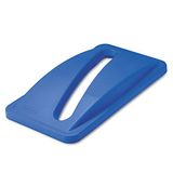 Rubbermaid Slim Jim Paper Lid, Blauw