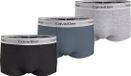 Calvin Klein Low Rise Trunks (3-pack) - Heren Boxershorts - 3XL - Zwart/Lichtgrijs/Blauw