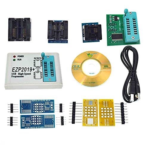 Reland Sun EZP2019 High Speed USB SPI Programmeur Getest Base Ondersteuning voor Blok 24 EEPROM, voor 25 Flash 93 EEPROM (EZP2019 8 ADAPTER)