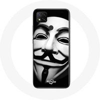 Maniacase Hoesje voor Xiaomi Redmi 9C wij zijn legioen anoniem masker