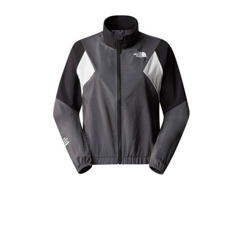 The North Face Wind Jacket - Anthracite/White