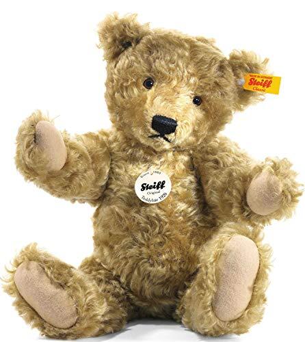 Steiff Classic 1920 Teddybeer - 35 cm - Teddybeer met stem - voor verzamelaars - zacht en niet wasbaar - lichtbruin (000737)