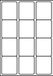 SmithPackaging A4 zelfklevende adreslabels, 12 etiketten per vel, 100 vellen, 63,5 x 72 mm 1200 etiketten