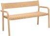 Hespéride Banc WOOKY 3 places Bois d'eucalyptus/Plastique Beige