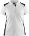 Blåkläder Dames poloshirt piqué 3390-1050 - Wit/Donkergrijs - L