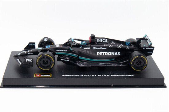 Bburago Mercedes-AMG F1 W14 E Performance - Lewis Hamilton - 2023 LUXE 1:43