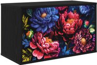 vidaXL Wandgemonteerd TV-meubel KIEL 69 x 33 x 40 cm Zwart eiken
