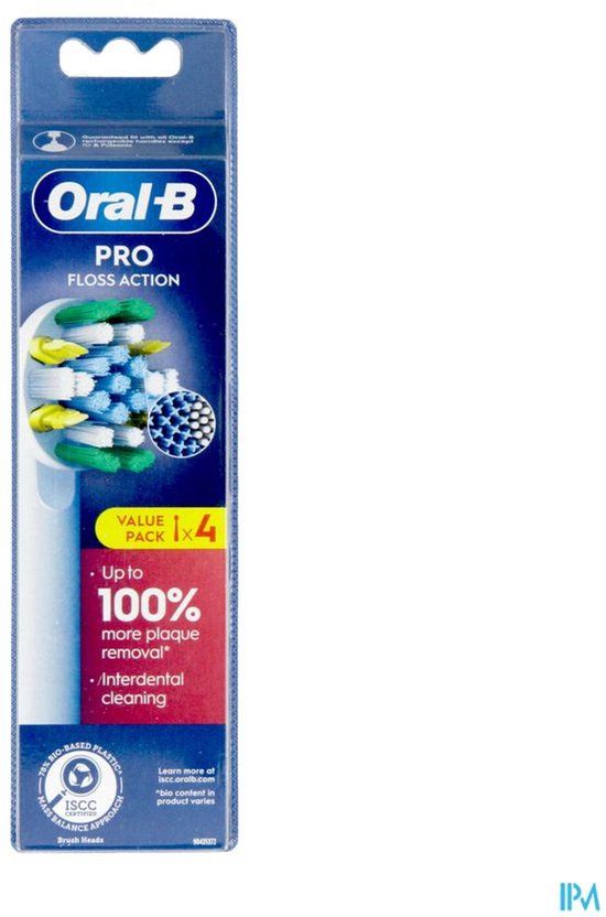 Oral-B Pro Floss Action Opzetborstels - 4 stuks
