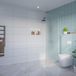 FortiFura Galeria Inloopdouche - Mat Glas - 70x200cm - 8mm - Nano - Blind Inbouw Profiel