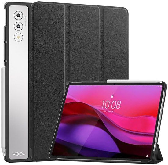 Just in Case Book Case hoesje Lenovo Yoga Tab Plus 12.7 inch - Zwart