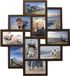 Henzo Holiday Gallery Collagelijst voor 10 foto's 10x15 cm Donkerbruin
