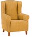 Martina Home Relax fauteuilhoes, polyester elastaan katoen, mosterd, oorfauteuil