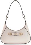 GUESS Mimina Top Zip Shoulder Bag Stone crème