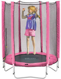 Plum Junior trampoline & Veiligheidsnet Roze