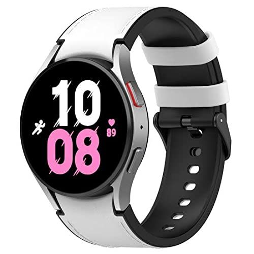 Qubix bandje voor Samsung Galaxy Watch 5 Pro 45mm - Wit - Small
