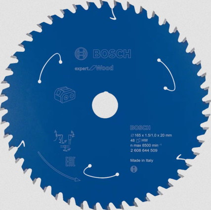 Bosch 2 608 644 509 Cirkelzaagblad - 1 mm - 8500 rpm