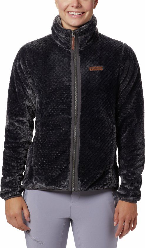 Columbia Fire Side II Vest Dames - Sherpa Fleece - Zwart - Maat L - 2021