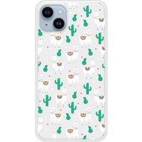 Cactus et Alpaga Bedrukt siliconen hoesje compatibel met iPhone 14 Plus