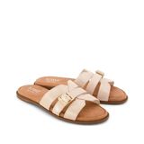 TOMS Sol Mule Damessandalen van leer, goudkleurig
