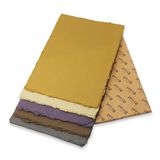 Artway Indigo - A4 Katoenpapier - Gekleurd Handgeschept Papier/100% Katoen - 220 gsm tot 250 gsm Gladde Textuur - A4 Gemengd Pakket van 5 Kleuren x 25 Vellen