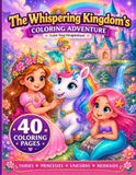 The Whispering Kingdom Coloring Adventure: Magical Princesses, Unicorns, Mermaids, Fairies & Fantasy Friends for Kids Ages 4–8