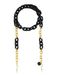 Cheeky Chain Lio Ketting or / noir