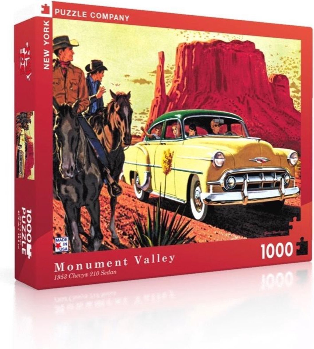 The New York Puzzle Company Monument Valley - NYPC General Motors Collectie Puzzel 1000 Stukjes