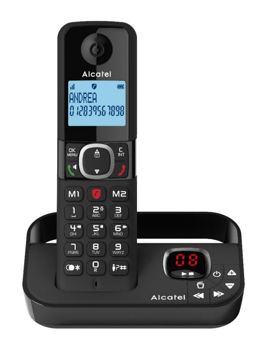 Alcatel F860 Duo Draadloze Telefoon - Zwart