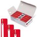 Elba Nietstrips van kunststof, 150 x 35 mm, rood, 100 stuks