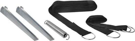 ProPlus Stormbandset - Verstelbaar - 12,5 meter - Zwart - 5 Delig