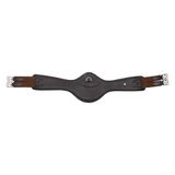 Imperial Riding IRH Sangle de saut anatomique avec bavette ventrale, boucles à rouleaux et anneau en D, marron foncé, 105 cm