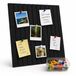 Relaxdays Viltprikbord-set-30x40 cm-2-delig-zwart