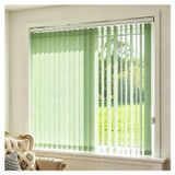 Jalouzie verticale occultante pour portes coulissantes, vert clair, 150 cm x 220 cm