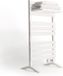 CREATE - Porte-serviettes électrique 500W - Blanc - Avec pieds - Avec étagère 3 barres - WARM TOWEL